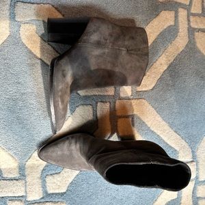 VINCE. Charcoal Grey Suede Erving Boot